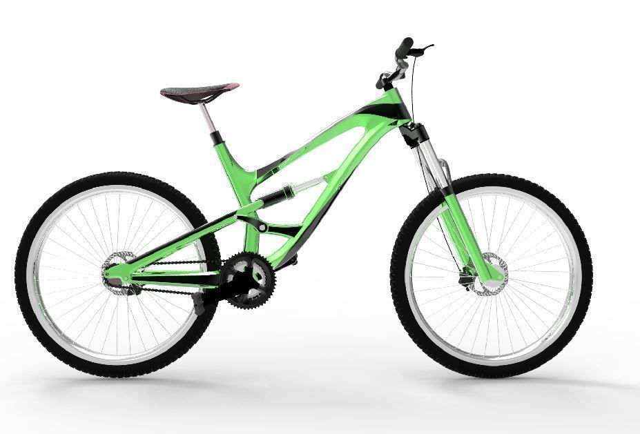  mountain bike 2 3D model_3