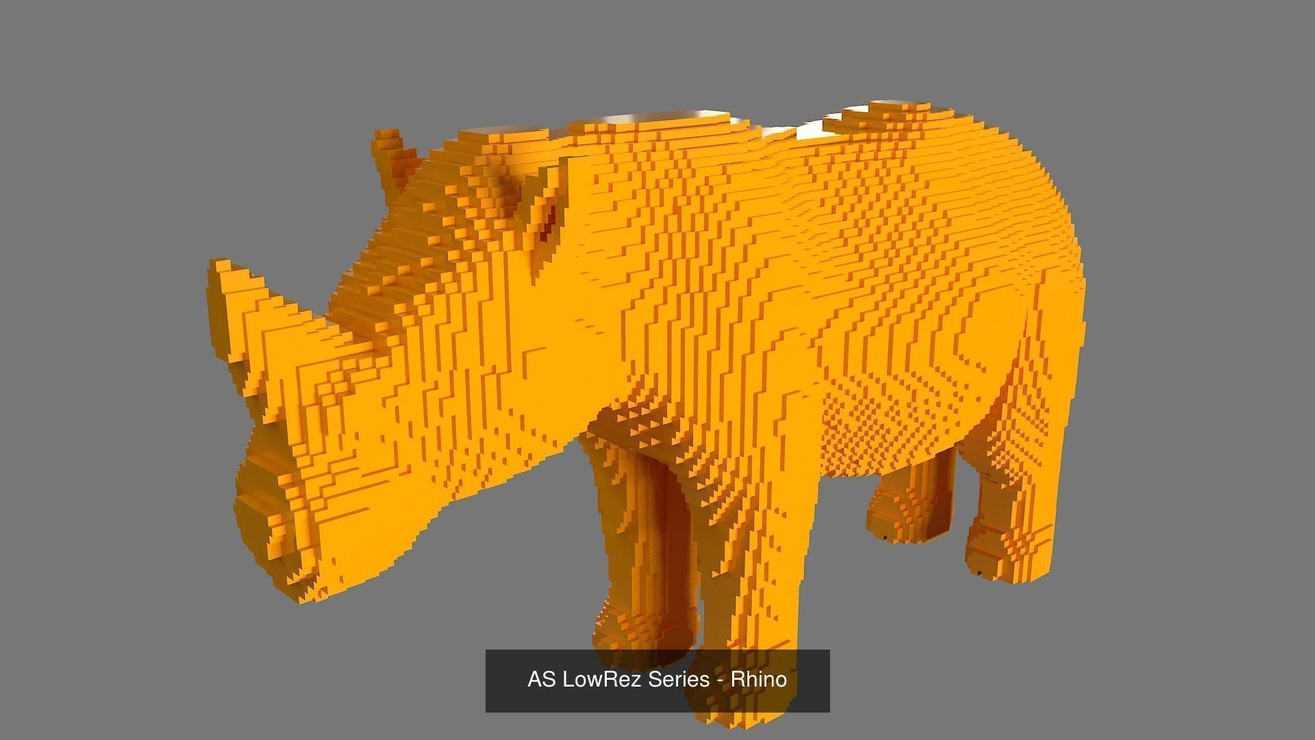 Lowrez printable Animals 3D Model Collection_8
