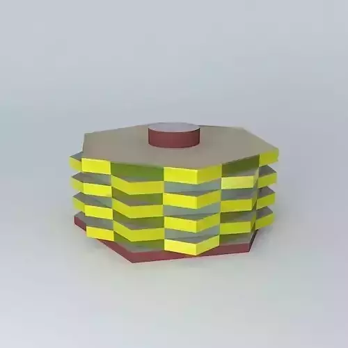 Bolt Nut Complex 3D model