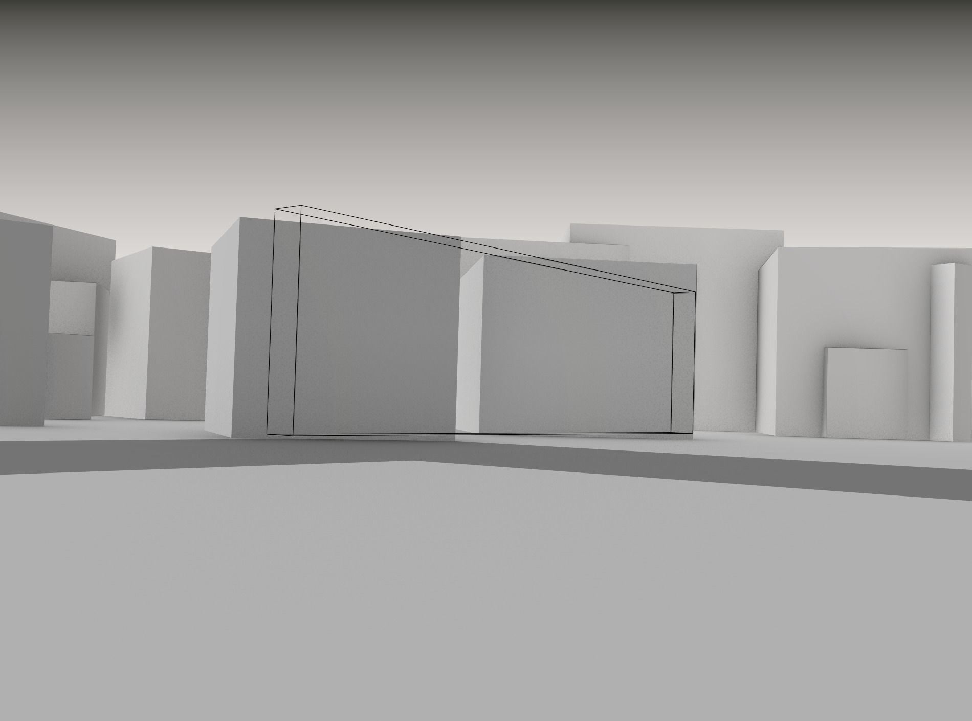 Construction Barrier 4 with warning lights 600-39 500x2400mm Low-poly 3D model_19