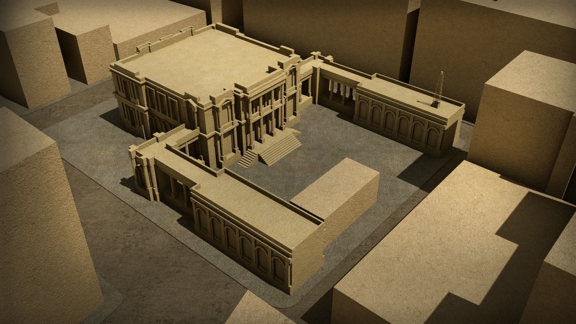 Cairo City Center 3D 3D model_4