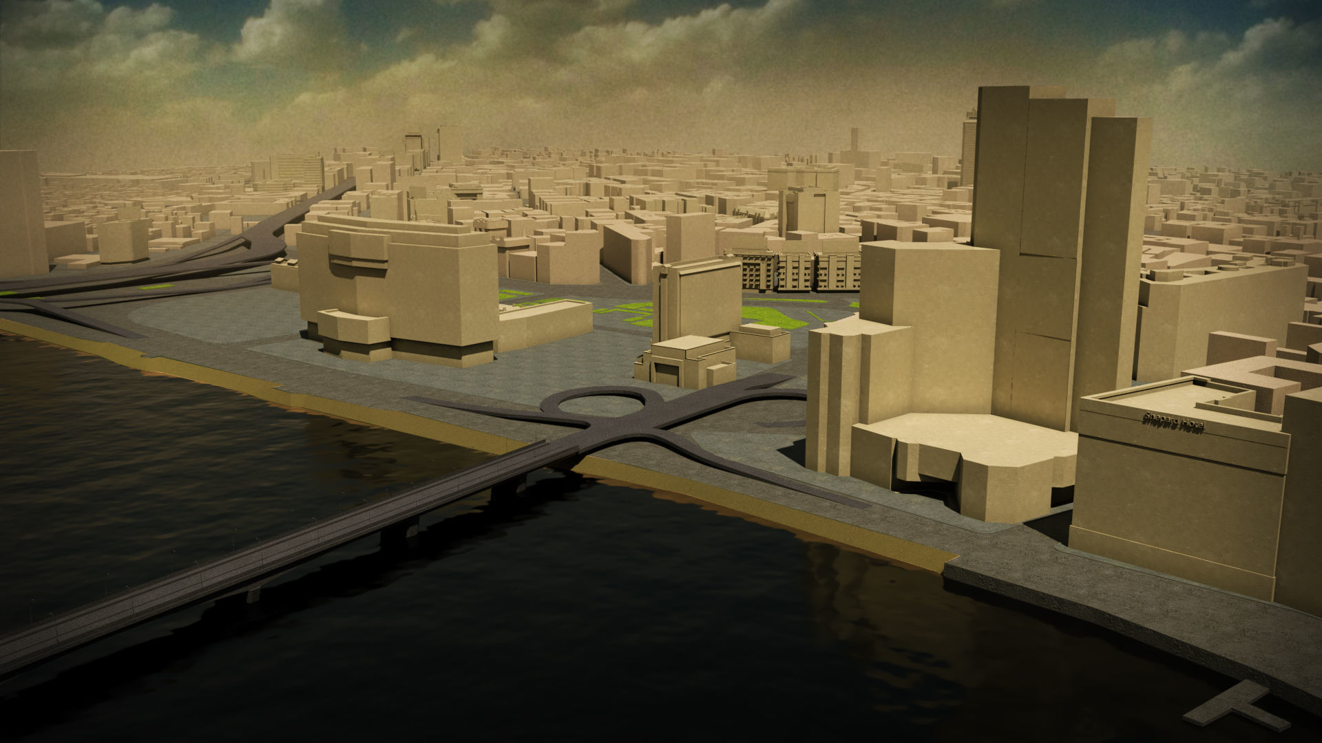 Cairo City Center 3D 3D model_1
