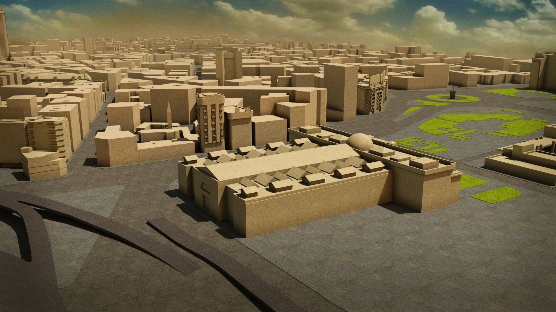 Cairo City Center 3D 3D model_3