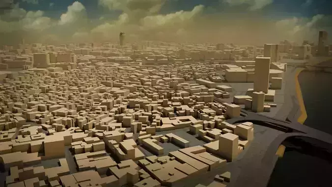 Cairo City Center  3D 3D model