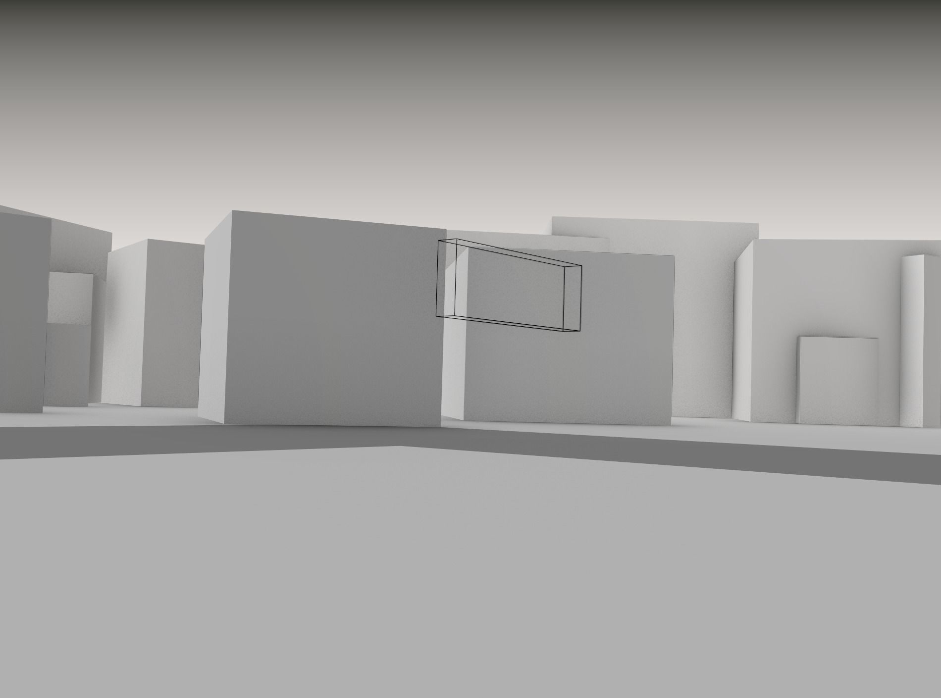 Construction Barrier 4 with warning lights 600-30 100x800mm Low-poly 3D model_19