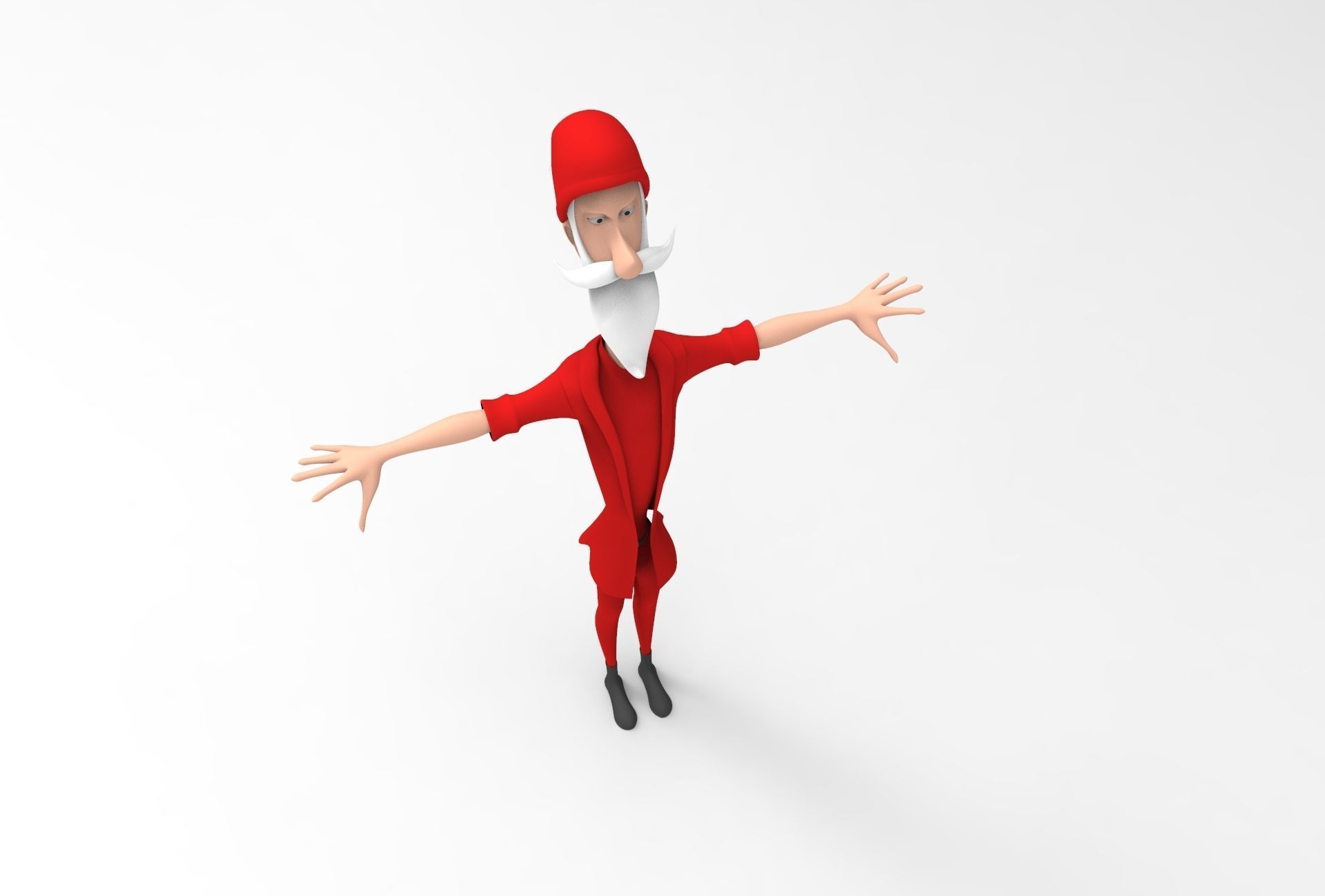 Santa Claus 3D model_8