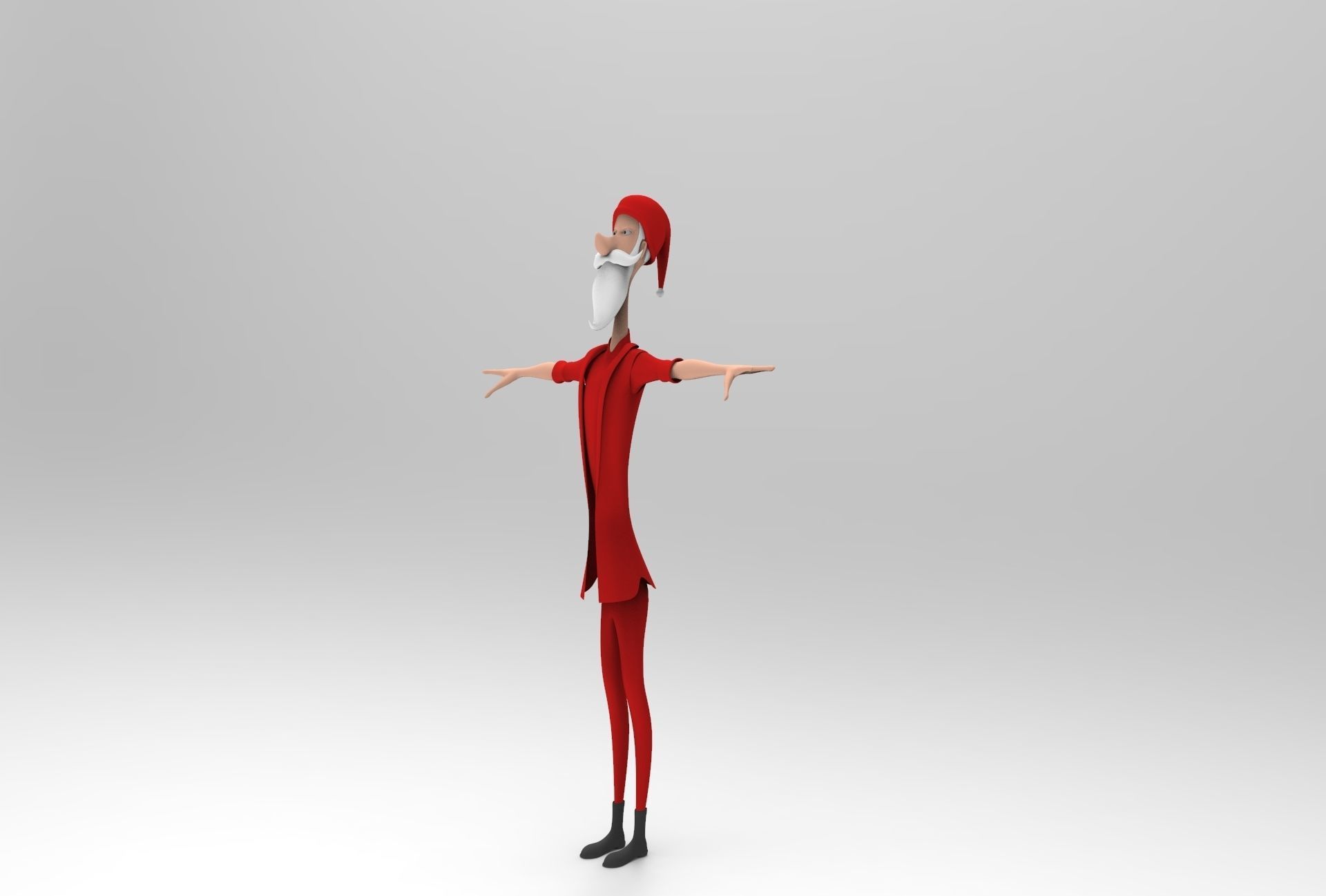 Santa Claus 3D model_3