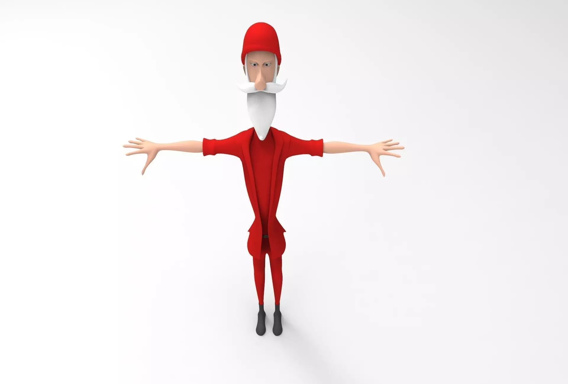 Santa Claus 3D model_0