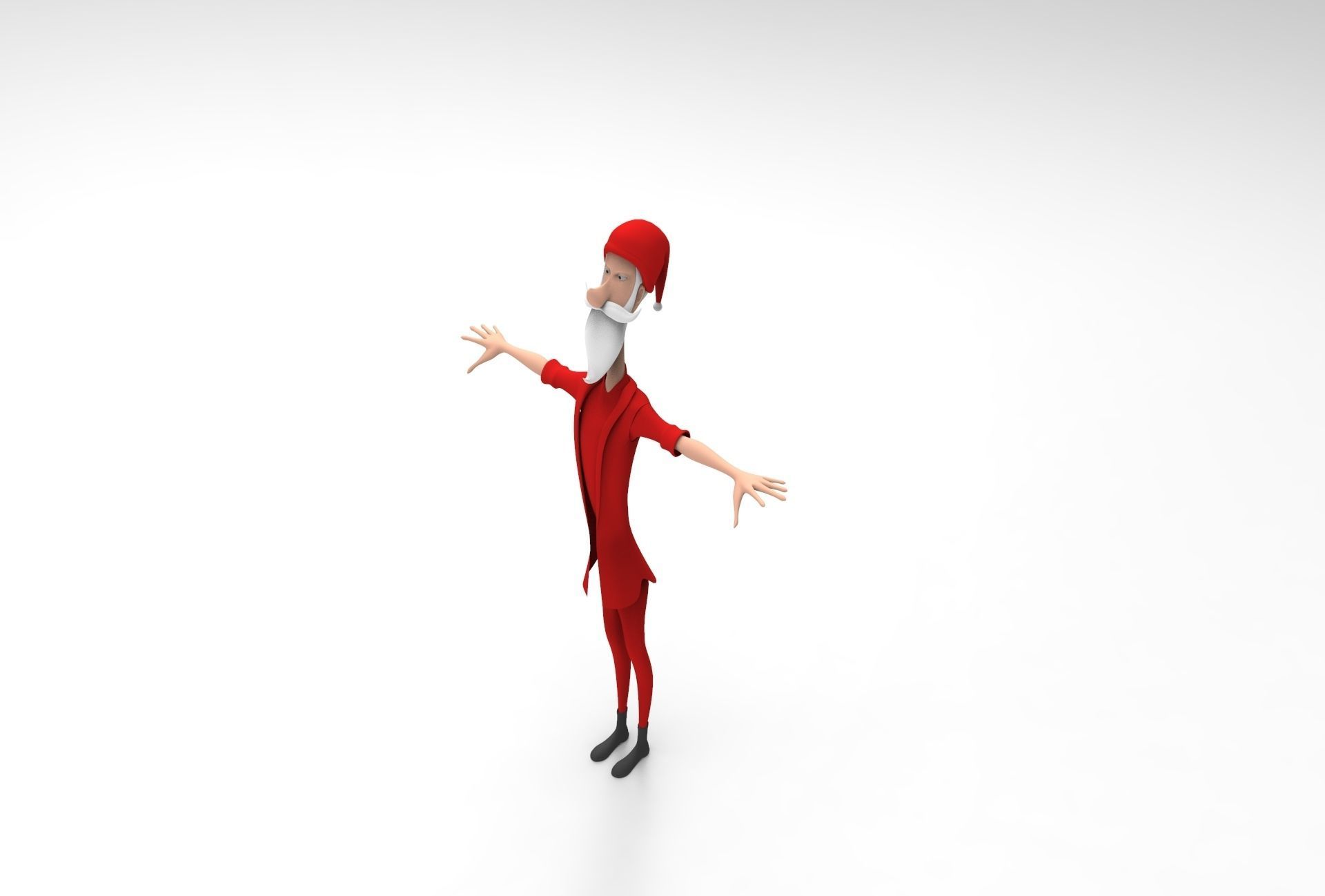 Santa Claus 3D model_4