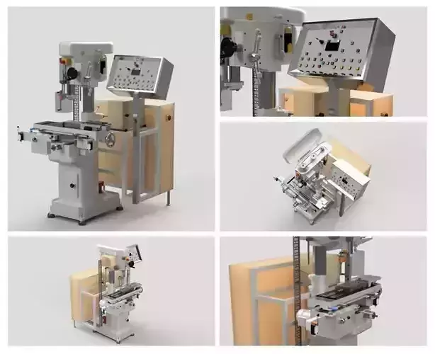 CNC Milling machine 3D model