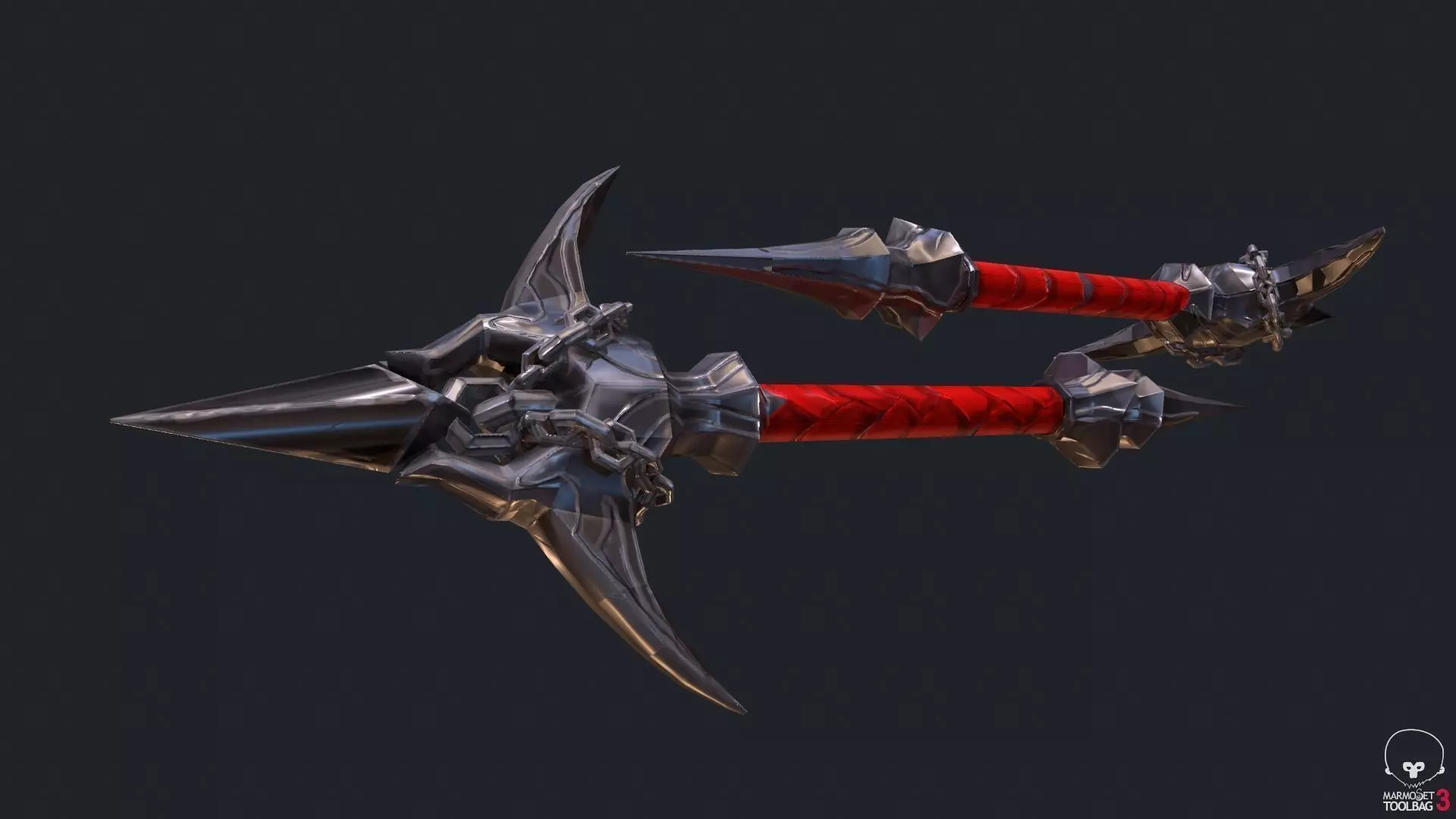 Classic Whip Vampire Killer Low-poly 3D model_0