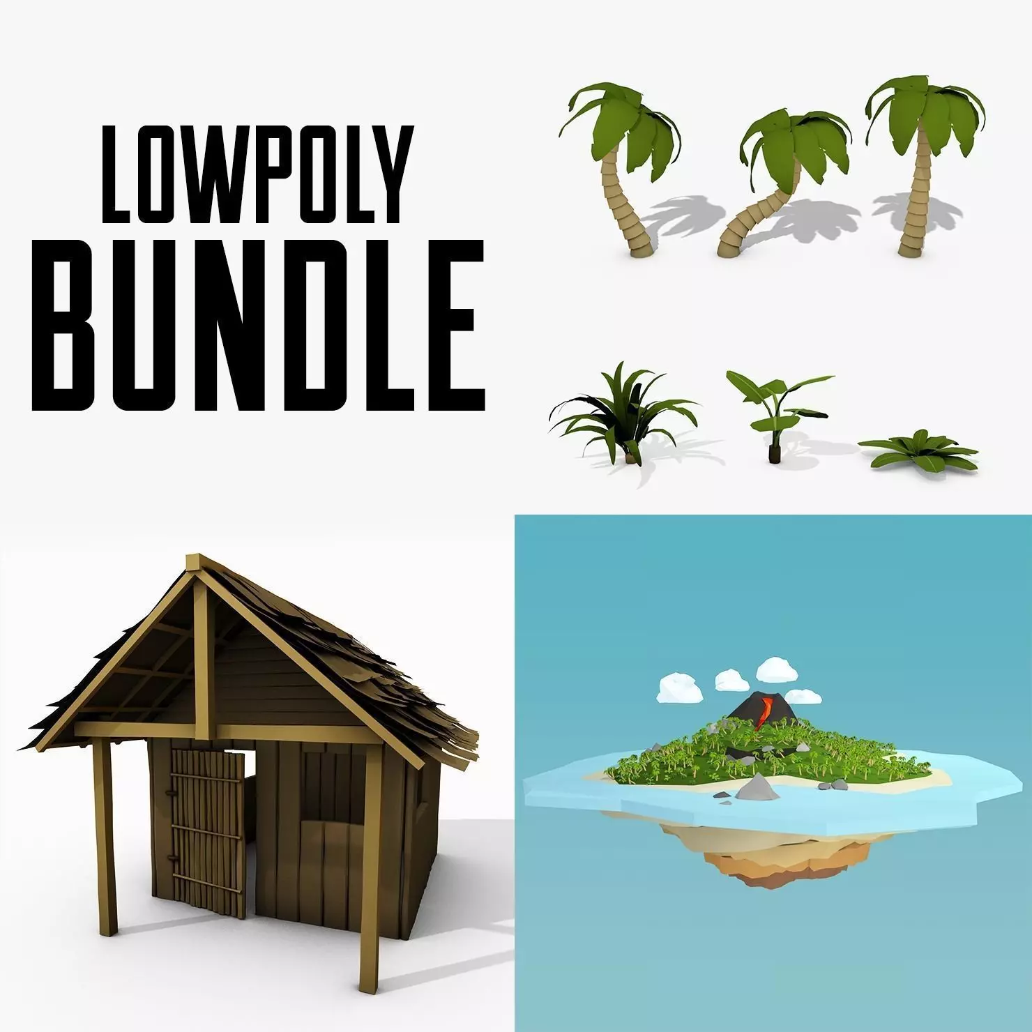 Tropical Bundle 3D model_0