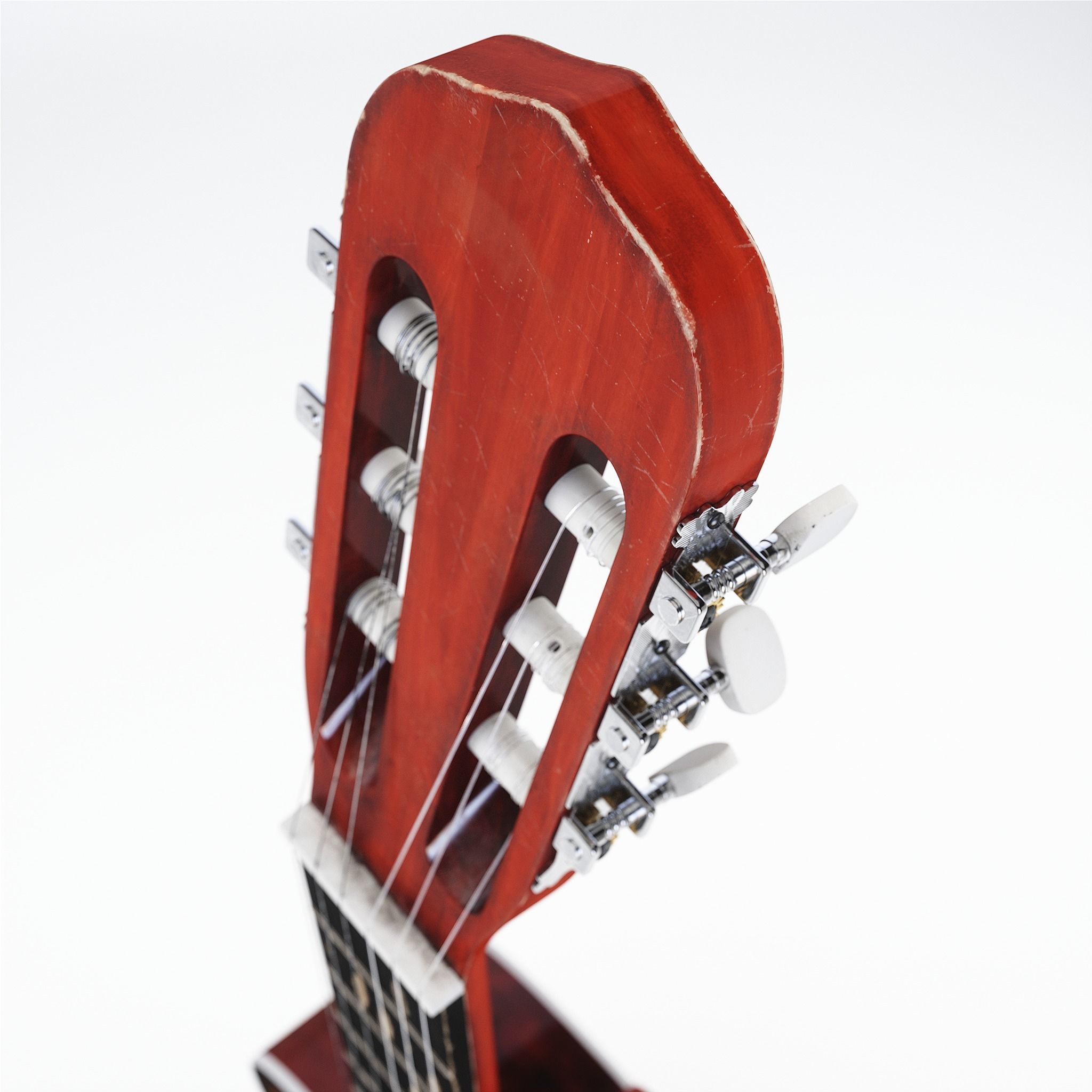 Acoustic Guitar Low-poly 3D model_9