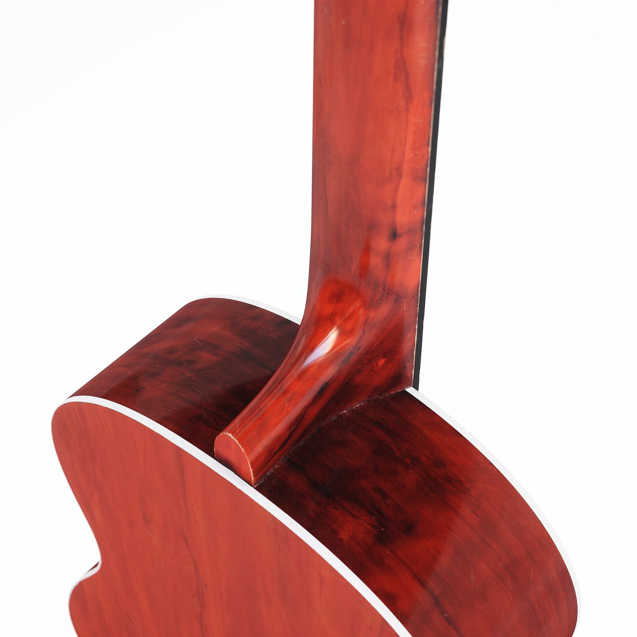 Acoustic Guitar Low-poly 3D model_19