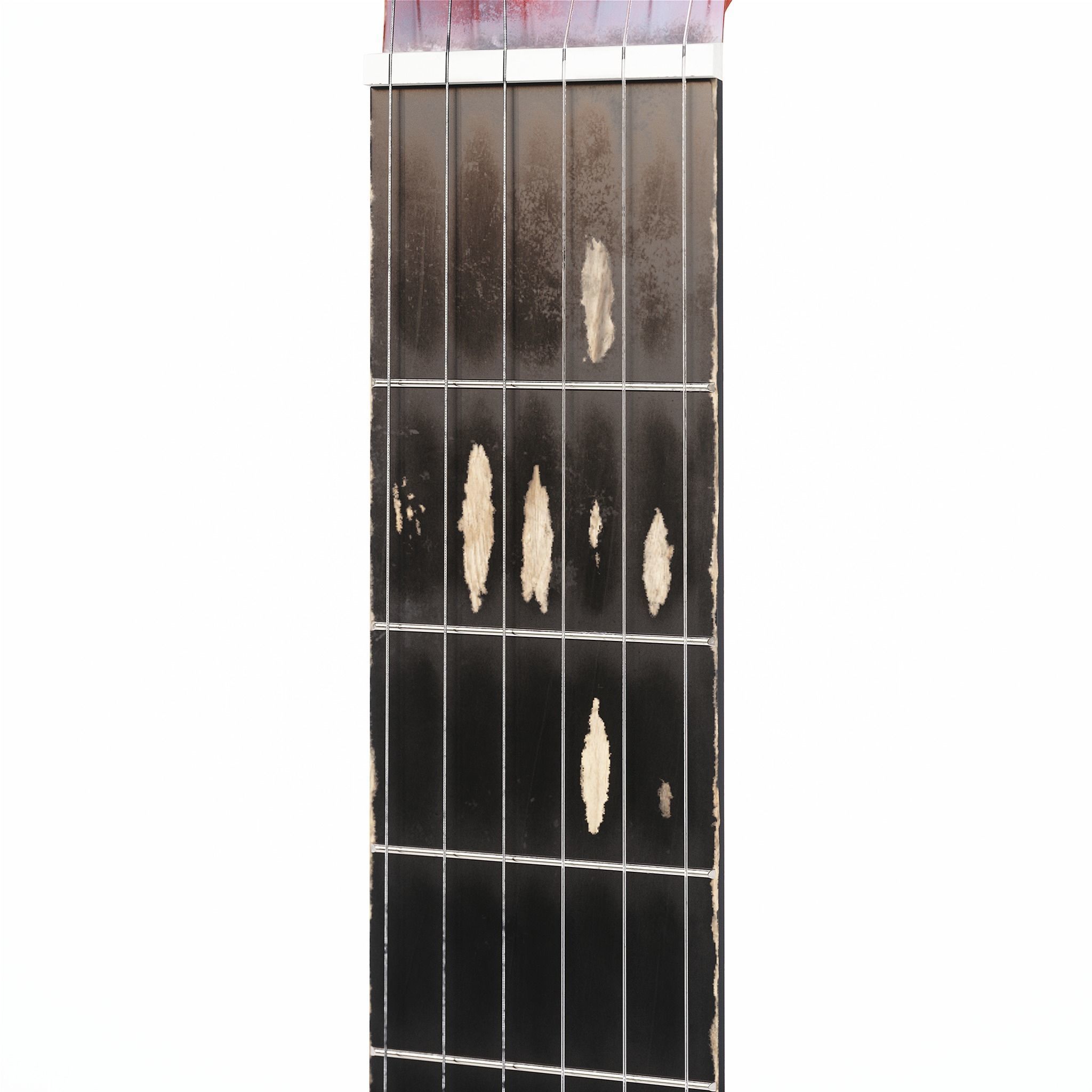 Acoustic Guitar Low-poly 3D model_13