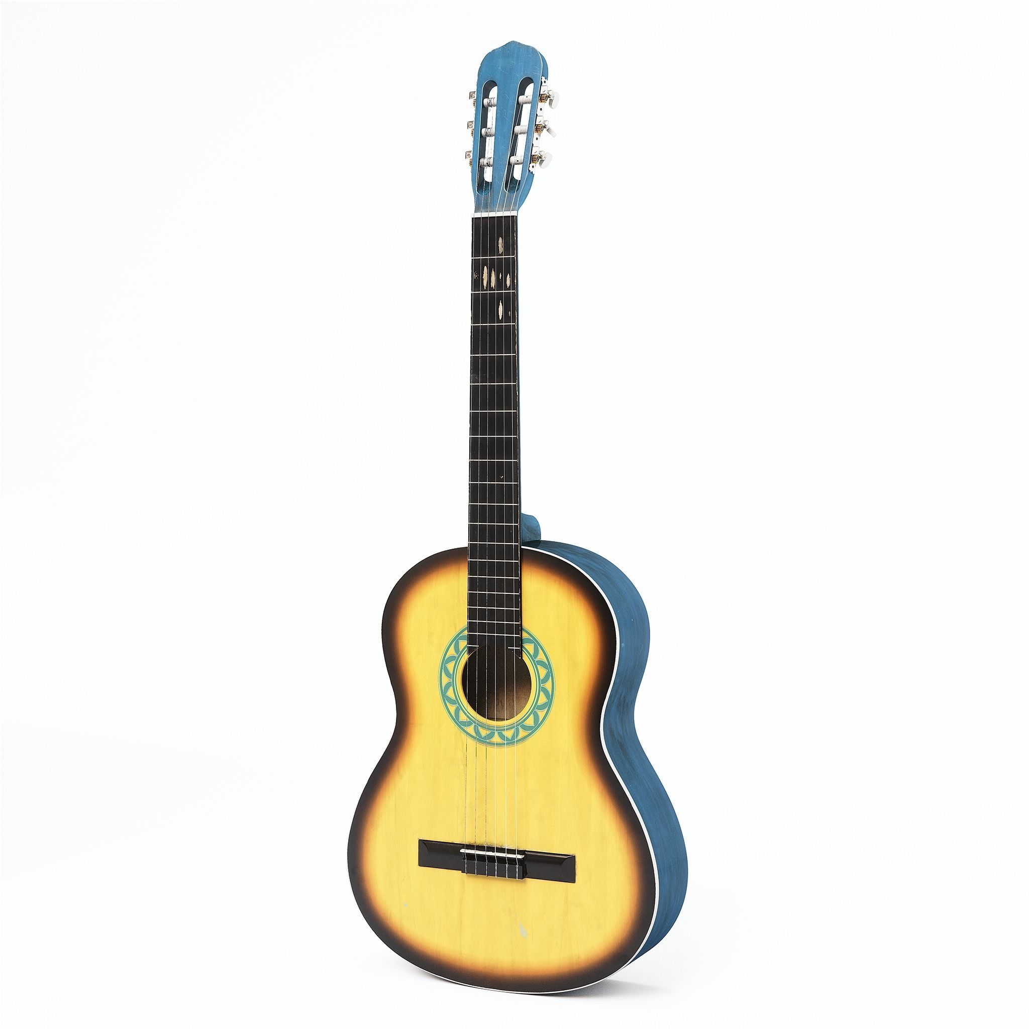 Acoustic Guitar Low-poly 3D model_3