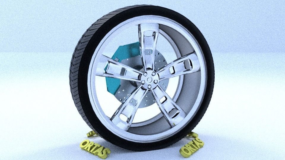 ORTAS CAR RIM 15-16-17-18-19-20-21 GAME READY RIM TIRE AND DISC 3D Model Collection_61