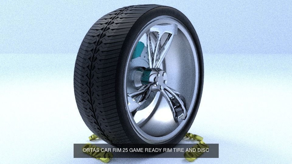 ORTAS CAR RIM 22-23-24-25-26-27-28 GAME READY 3D Model Collection_4