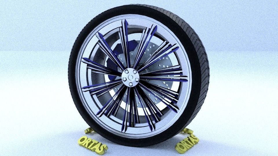 ORTAS CAR RIM 29-30-31-32-33-34-35 GAME READY 3D Model Collection_64