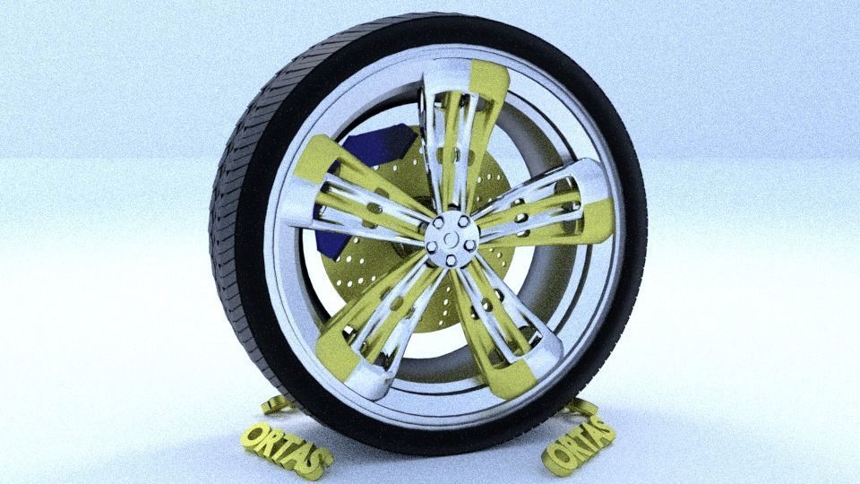 ORTAS CAR RIM 36-37-38-39-40-41-42 GAME READY 3D Model Collection_31
