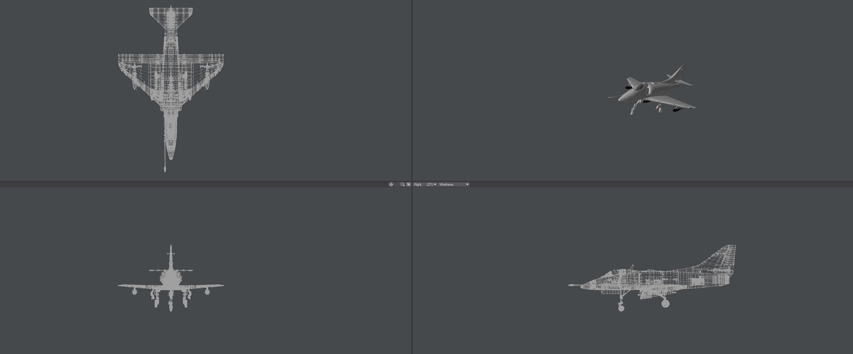 A4 Skyhawk 3D model_8