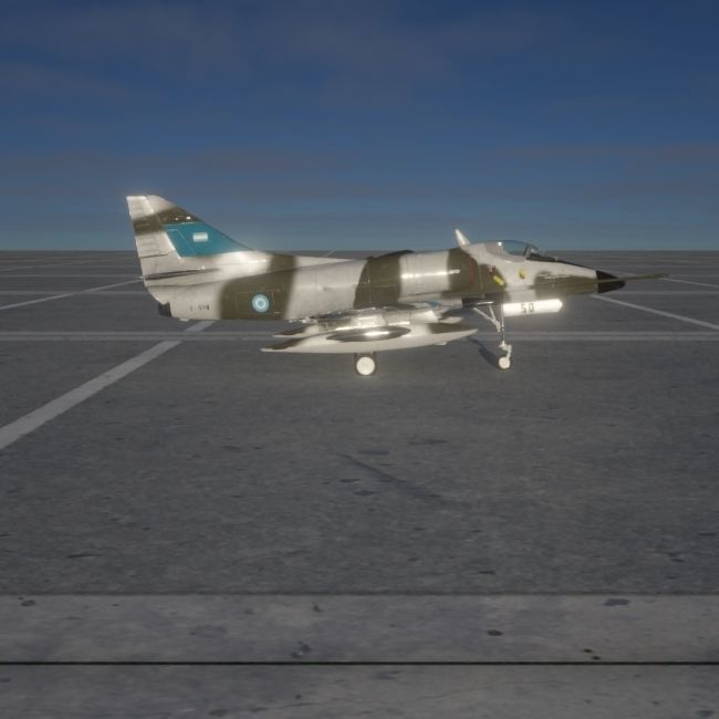 A4 Skyhawk 3D model_11