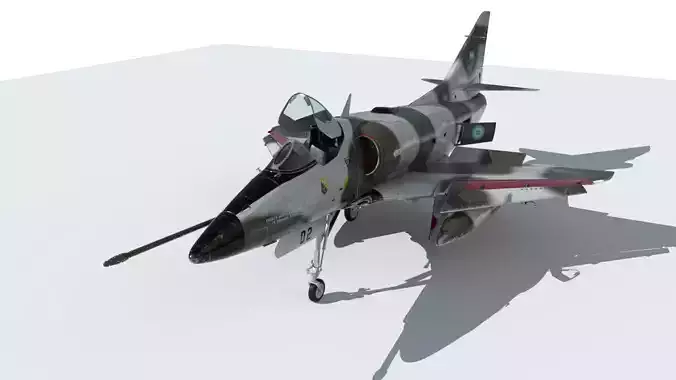 A4 Skyhawk 3D model