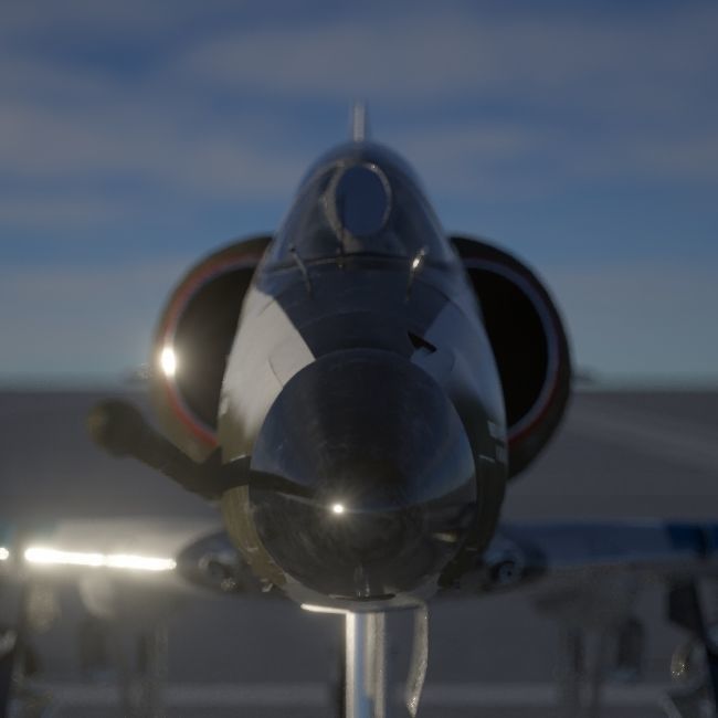 A4 Skyhawk 3D model_12