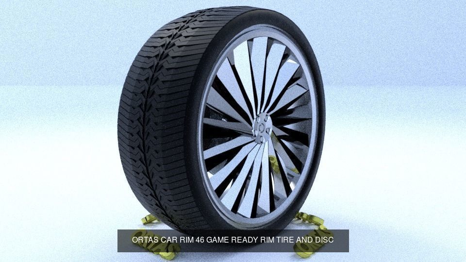 ORTAS CAR RIM 43-44-45-46-47-48-49 GAME READY 3D Model Collection_4