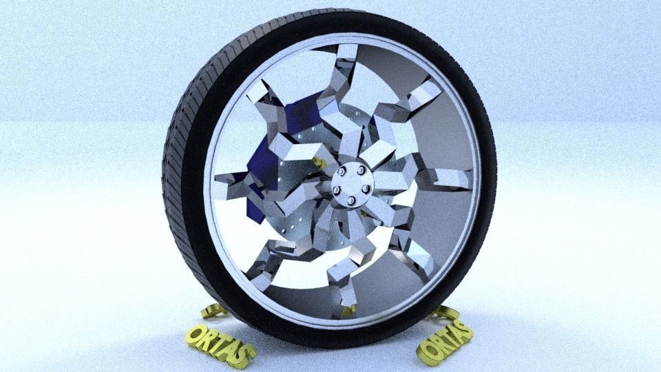 ORTAS CAR RIM 43-44-45-46-47-48-49 GAME READY 3D Model Collection_31