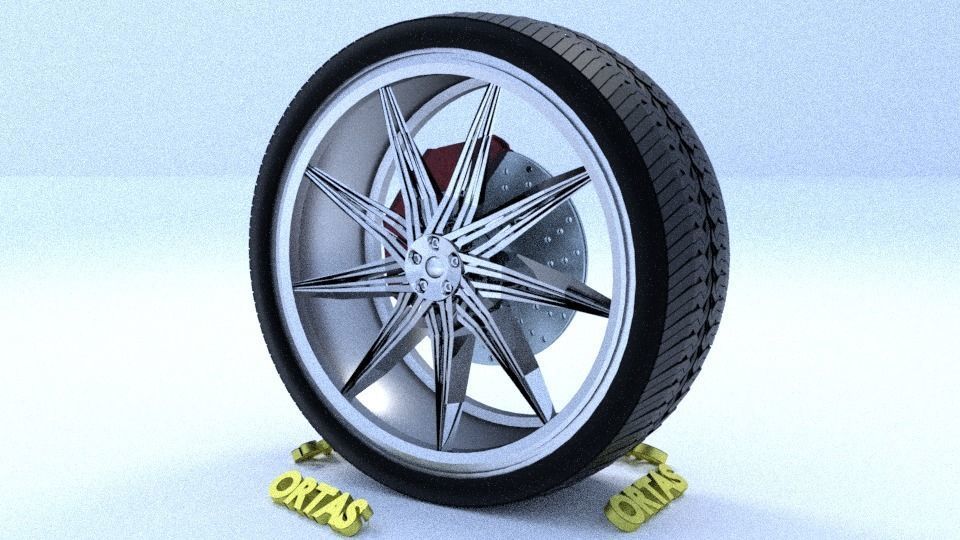 ORTAS CAR RIM 43-44-45-46-47-48-49 GAME READY 3D Model Collection_17