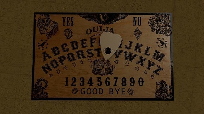 Ouija Board Low-poly 3D model