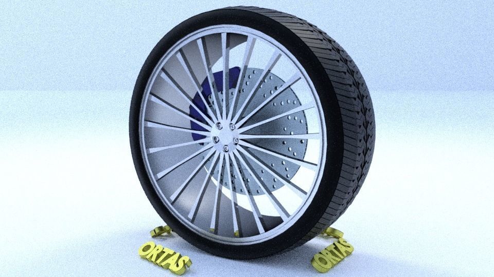 ORTAS CAR RIM 50-51-52-53-54-55-56 GAME READY 3D Model Collection_55