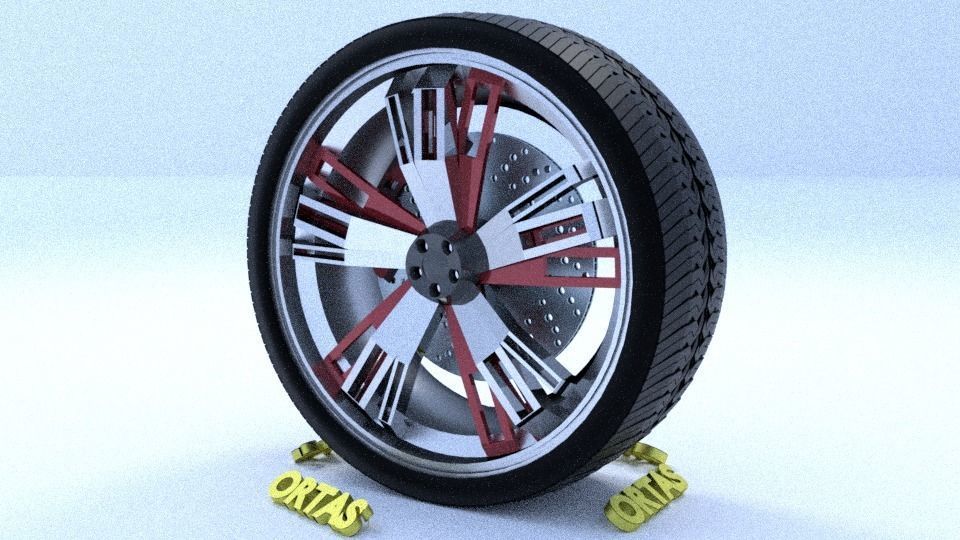 ORTAS CAR RIM 57-58-59-60-61-62-63 GAME READY 3D Model Collection_64