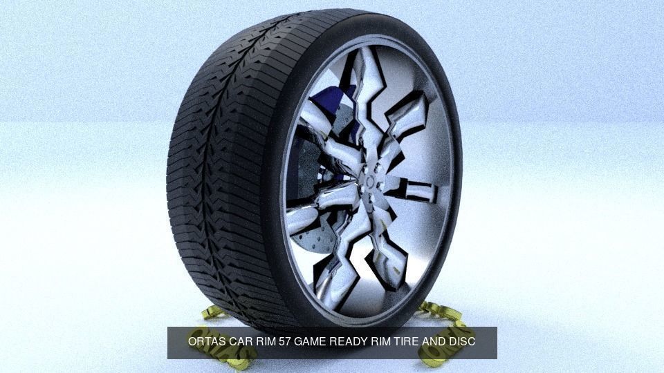 ORTAS CAR RIM 57-58-59-60-61-62-63 GAME READY 3D Model Collection_4