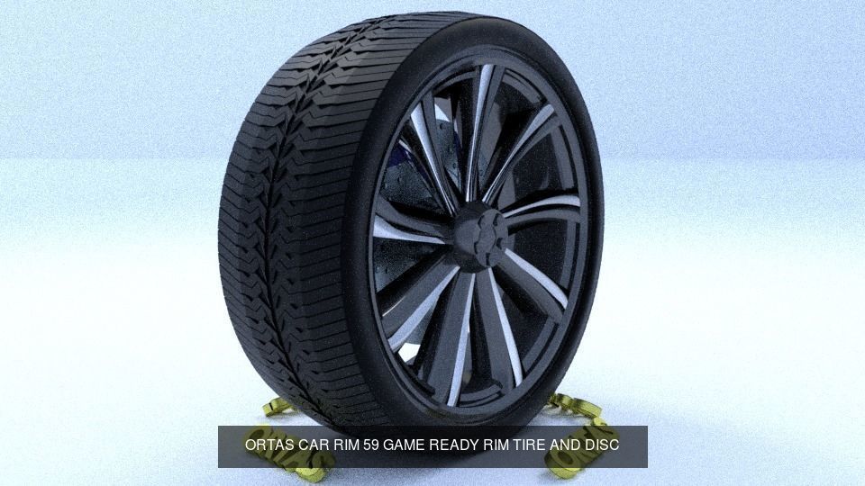 ORTAS CAR RIM 57-58-59-60-61-62-63 GAME READY 3D Model Collection_2