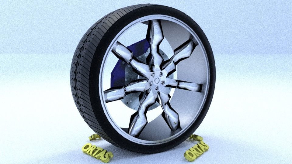 ORTAS CAR RIM 57-58-59-60-61-62-63 GAME READY 3D Model Collection_10