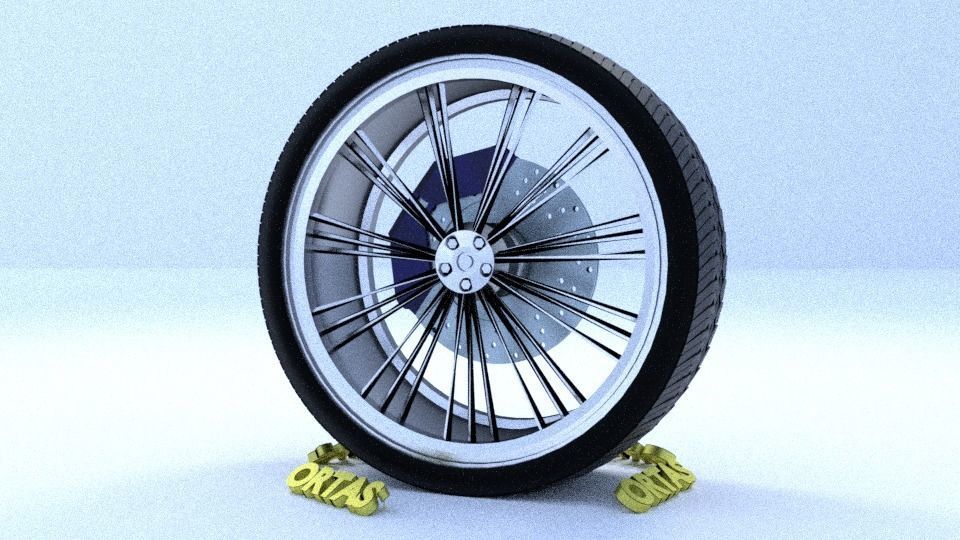 ORTAS CAR RIM 1-2-3-4-5-6-7-8-9-10 GAME READY 3D Model Collection_35