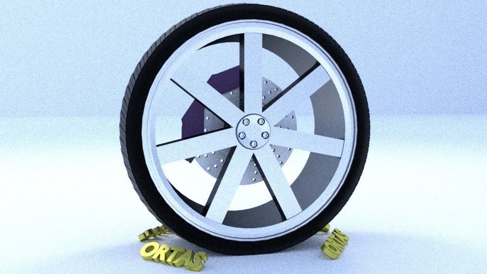 ORTAS CAR RIM 1-2-3-4-5-6-7-8-9-10 GAME READY 3D Model Collection_12