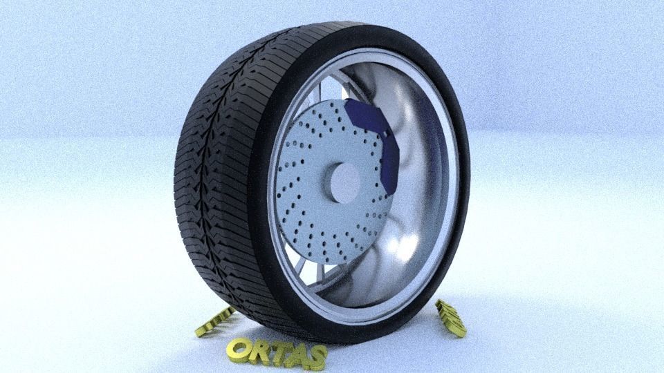 ORTAS CAR RIM 1-2-3-4-5-6-7-8-9-10 GAME READY 3D Model Collection_27