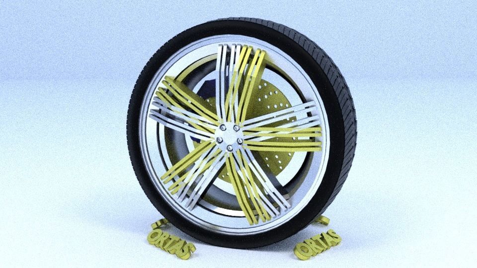 ORTAS CAR RIM 1-2-3-4-5-6-7-8-9-10 GAME READY 3D Model Collection_58