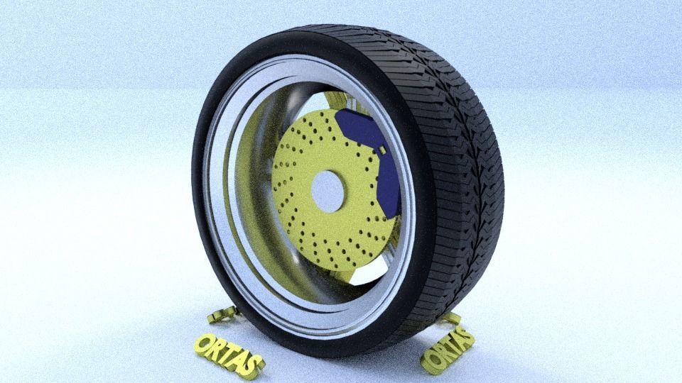 ORTAS CAR RIM 1-2-3-4-5-6-7-8-9-10 GAME READY 3D Model Collection_59
