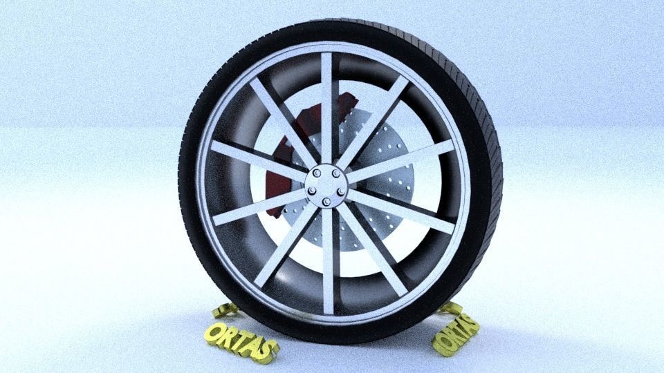 ORTAS CAR RIM 1-2-3-4-5-6-7-8-9-10 GAME READY 3D Model Collection_64