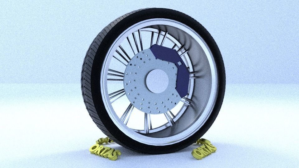 ORTAS CAR RIM 1-2-3-4-5-6-7-8-9-10 GAME READY 3D Model Collection_39