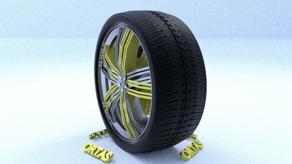 ORTAS CAR RIM 1-2-3-4-5-6-7-8-9-10 GAME READY 3D Model Collection_55