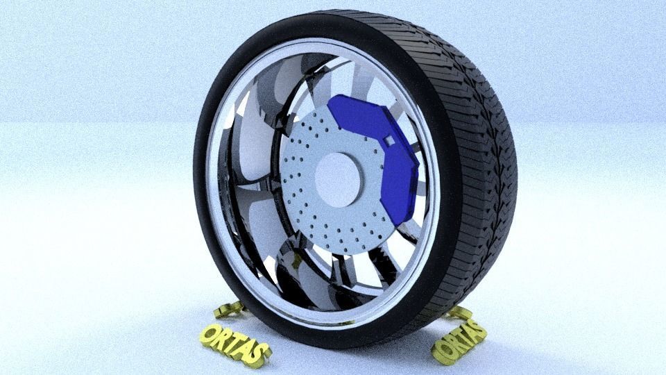 ORTAS CAR RIM 1-2-3-4-5-6-7-8-9-10 GAME READY 3D Model Collection_100