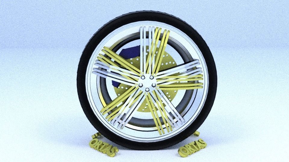 ORTAS CAR RIM 1-2-3-4-5-6-7-8-9-10 GAME READY 3D Model Collection_54