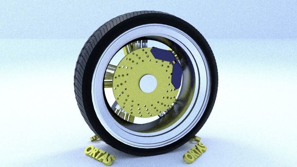 ORTAS CAR RIM 1-2-3-4-5-6-7-8-9-10 GAME READY 3D Model Collection_56