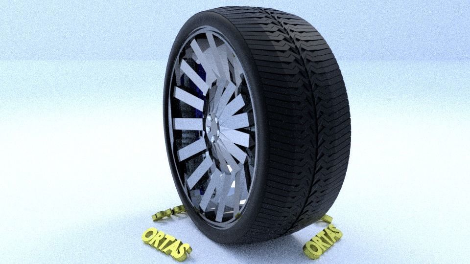 ORTAS CAR RIM 1-2-3-4-5-6-7-8-9-10 GAME READY 3D Model Collection_108