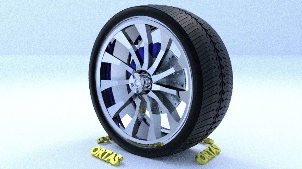 ORTAS CAR RIM 1-2-3-4-5-6-7-8-9-10 GAME READY 3D Model Collection_98